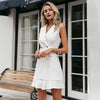 Simplee White blazer work dress women